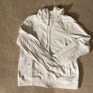 Banana Republic white hoodie